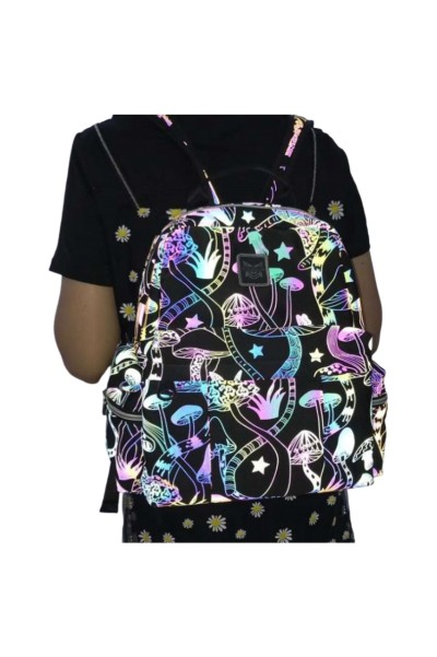 DG-CW  幻彩反光印花布  英文字母印花   幻彩反光布   印花反光布料   尺寸：幅寬1.37米   厚度：0.5   布底:全滌/滌棉 /滌氨   度度：330~450cd/(lx.m)   特性：水洗 25次 （國際水洗標準 ISO6330.60度） 正面照